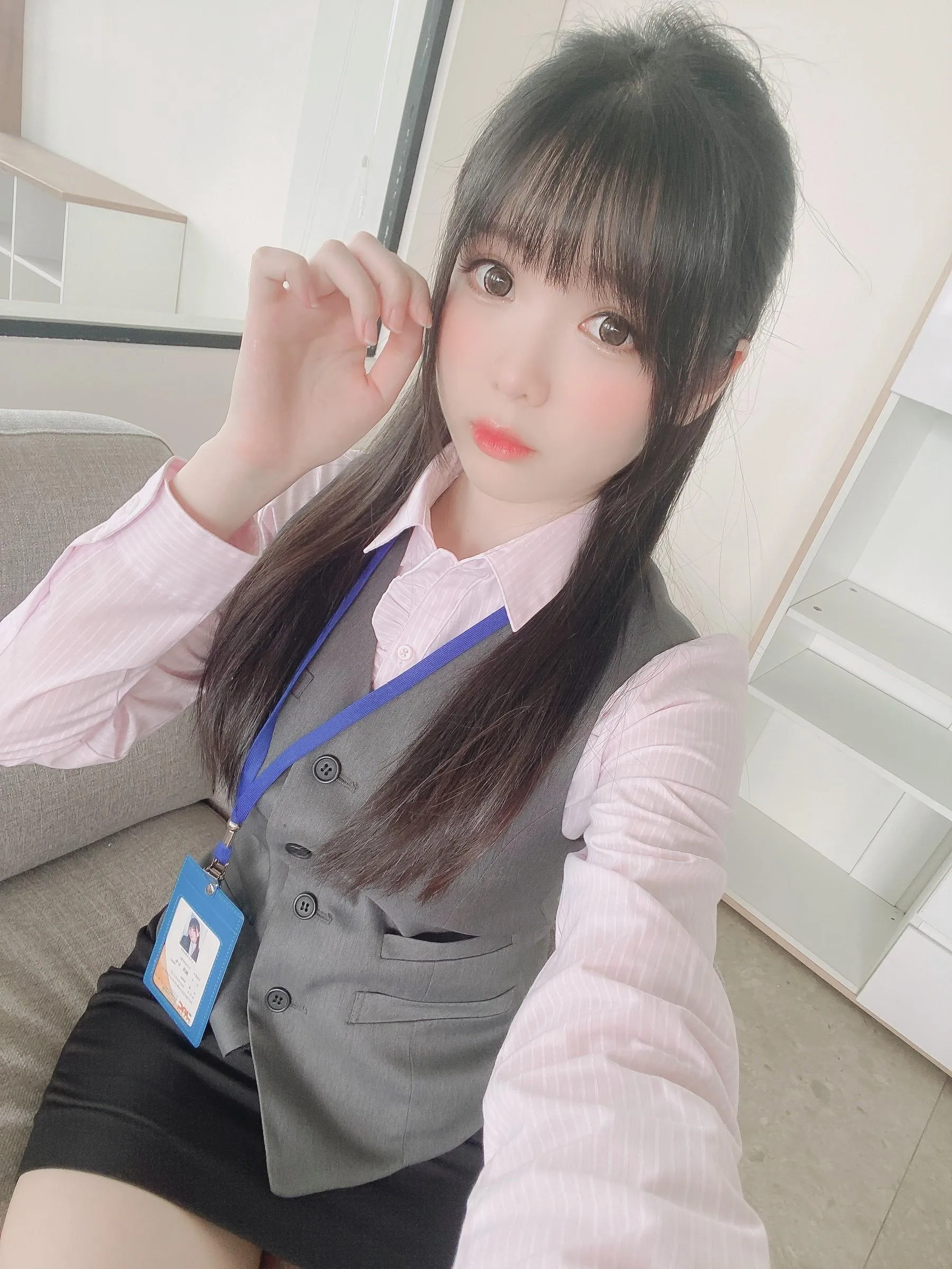 霜月shimo – NO.58 Fantia 2022年08月会员合集6期-2022-08-25 新入社員 [25P]插图9